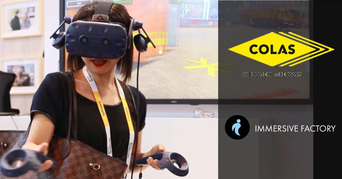Colas et Immersive Factory innovent grâce à une nouvelle formation Sécurité