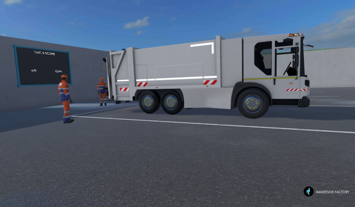 Hazard spotting - Refuse truck preview image