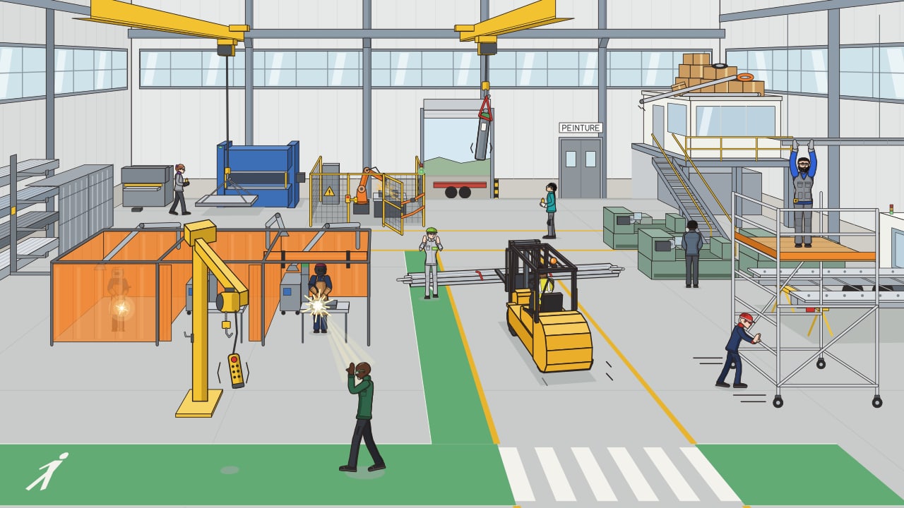 Les 7 risques : usines de fabrication, vue d'ensemble